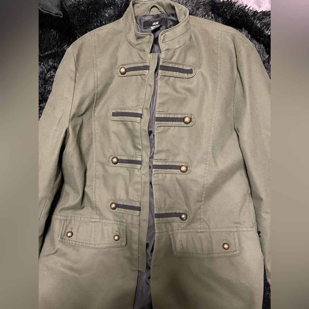 Mens H&m Jacket, Green, size 44r (large)